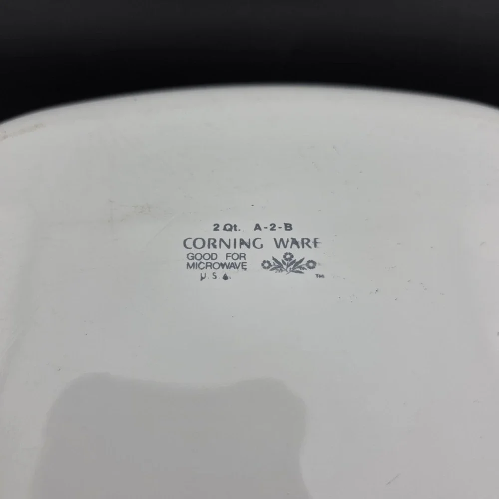 Corning Ware‎ Blue Cornflower Casserole Dish 2 Qt USA No Lid Vintage